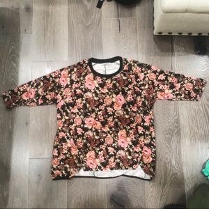 PULL&BEAR BRAND NEW FLORAL SWEATER